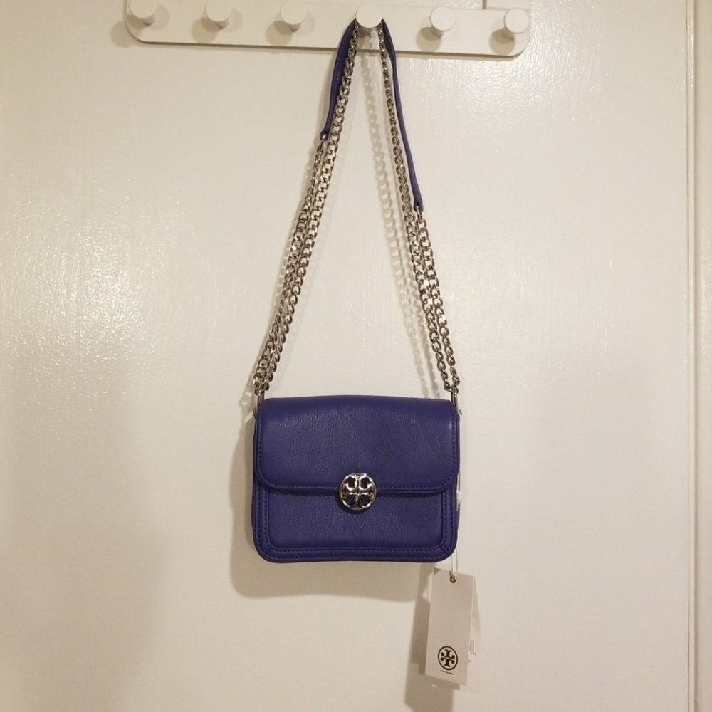 💕TORY BURCH💕 Duet Chain Leather Micro Shoulder Bag - Picture 3 of 8
